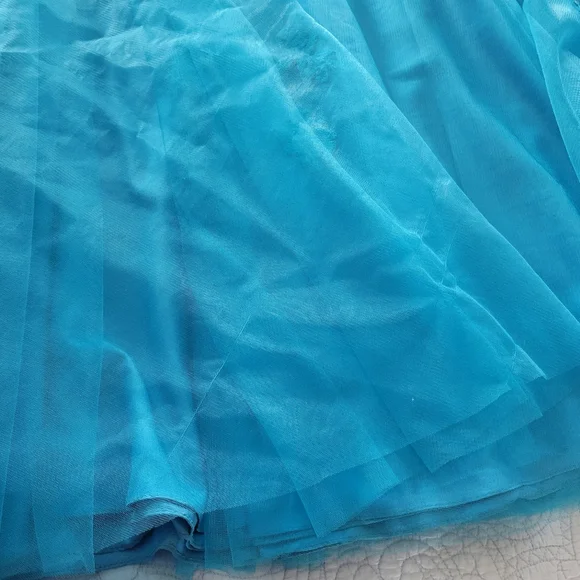 Ocean Blue Prom Dress - Picture 5 of 13